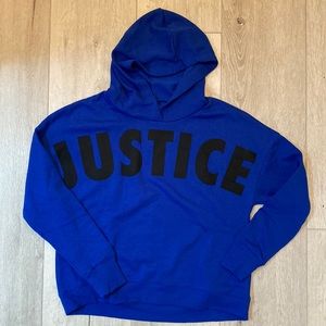 Justice Logo Graphic Hoodie